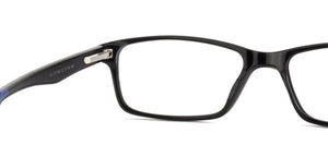 Black Rectangle Full Rim Unisex Eyeglasses by Vincent Chase VC-127513