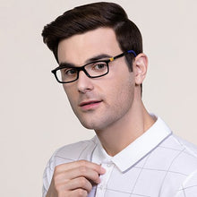Load image into Gallery viewer, Black Rectangle Full Rim Unisex Eyeglasses by Vincent Chase VC-127519