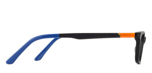 Black Rectangle Full Rim Unisex Eyeglasses by Vincent Chase VC-127519