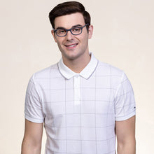 Load image into Gallery viewer, Blue Rectangle Full Rim Unisex Eyeglasses by Vincent Chase VC-127522