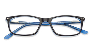 Blue Rectangle Full Rim Unisex Eyeglasses by Vincent Chase VC-127522