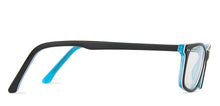 Load image into Gallery viewer, Black Rectangle Full Rim Unisex Eyeglasses by Vincent Chase-144111