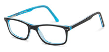 Load image into Gallery viewer, Black Rectangle Full Rim Unisex Eyeglasses by Vincent Chase-144111