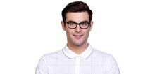 Load image into Gallery viewer, Black Rectangle Full Rim Unisex Eyeglasses by Vincent Chase VC-127525