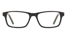 Load image into Gallery viewer, Black Rectangle Full Rim Unisex Eyeglasses by Vincent Chase VC-127529