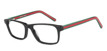 Load image into Gallery viewer, Black Rectangle Full Rim Unisex Eyeglasses by Vincent Chase VC-127529