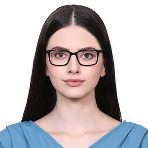Tortoise Rectangle Full Rim Unisex Eyeglasses by Vincent Chase Online-127536