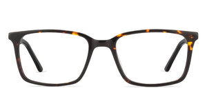 Tortoise Rectangle Full Rim Unisex Eyeglasses by Vincent Chase Online-127536