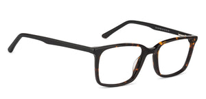 Tortoise Rectangle Full Rim Unisex Eyeglasses by Vincent Chase Online-127536