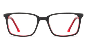 Black Rectangle Full Rim Unisex Eyeglasses by Vincent Chase Online-127537