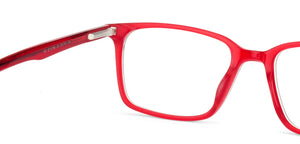 Black Rectangle Full Rim Unisex Eyeglasses by Vincent Chase Online-127537