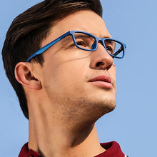 Load image into Gallery viewer, Blue Rectangle Full Rim Unisex Eyeglasses by Lenskart Air Online-127488