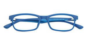 Blue Rectangle Full Rim Unisex Eyeglasses by Lenskart Air Online-127488