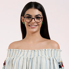 Load image into Gallery viewer, Black Wayfarer Full Rim Unisex Eyeglasses by Lenskart Air Online-127493