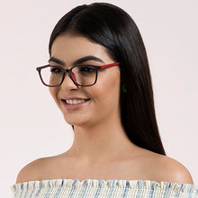 Load image into Gallery viewer, Black Wayfarer Full Rim Unisex Eyeglasses by Lenskart Air Online-127493