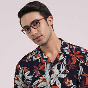 Black Wayfarer Full Rim Unisex Eyeglasses by Lenskart Air Online-127493