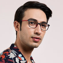 Load image into Gallery viewer, Black Wayfarer Full Rim Unisex Eyeglasses by Lenskart Air Online-127493