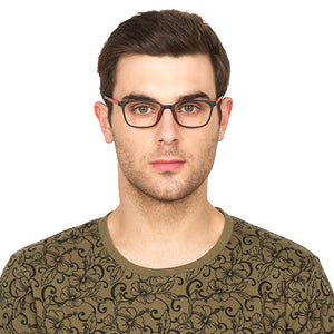Black Wayfarer Full Rim Unisex Eyeglasses by Lenskart Air Online-127493