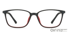 Load image into Gallery viewer, Black Wayfarer Full Rim Unisex Eyeglasses by Lenskart Air Online-127493