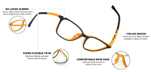 Black Wayfarer Full Rim Unisex Eyeglasses by Lenskart Air Online-127494