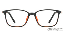 Load image into Gallery viewer, Black Wayfarer Full Rim Unisex Eyeglasses by Lenskart Air Online-127494