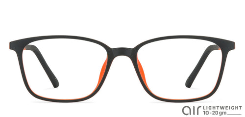 Black Wayfarer Full Rim Unisex Eyeglasses by Lenskart Air Online-127494
