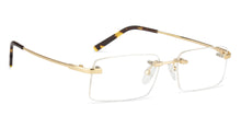 Load image into Gallery viewer, Gold Rectangle Rimless Unisex Eyeglasses by Vincent Chase VC-128035