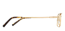 Load image into Gallery viewer, Gold Rectangle Full Rim Unisex Eyeglasses by Vincent Chase VC-128039