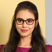 Load image into Gallery viewer, Purple Rectangle Full Rim Unisex Eyeglasses by Vincent Chase VC-128537