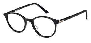 Black Round Full Rim Unisex Eyeglasses by Vincent Chase Online-138883