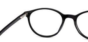 Black Round Full Rim Unisex Eyeglasses by Vincent Chase Computer Glasses-134054