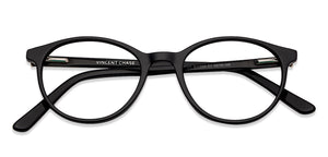Black Round Full Rim Unisex Eyeglasses by Vincent Chase Online-138883