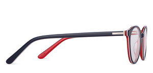 Blue Round Full Rim Unisex Eyeglasses by Vincent Chase Computer Glasses-134056