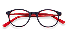 Load image into Gallery viewer, Blue Round Full Rim Unisex Eyeglasses by Vincent Chase Computer Glasses-134056