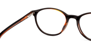 Black Round Full Rim Unisex Eyeglasses by Vincent Chase Essentials-128542