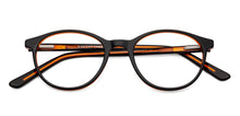 Load image into Gallery viewer, Black Round Full Rim Unisex Eyeglasses by Vincent Chase Essentials-128542