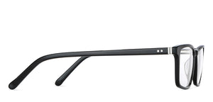 Black Rectangle Full Rim Unisex Eyeglasses by Vincent Chase-203070