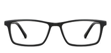 Load image into Gallery viewer, Black Rectangle Full Rim Unisex Eyeglasses by Vincent Chase-203070