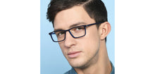 Load image into Gallery viewer, Blue Rectangle Full Rim Unisex Eyeglasses by Vincent Chase Online-139046