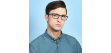 Load image into Gallery viewer, Blue Rectangle Full Rim Unisex Eyeglasses by Vincent Chase Online-139046