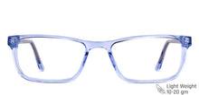 Load image into Gallery viewer, Blue Rectangle Full Rim Unisex Eyeglasses by Vincent Chase-149527