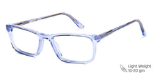 Load image into Gallery viewer, Blue Rectangle Full Rim Unisex Eyeglasses by Vincent Chase-149527
