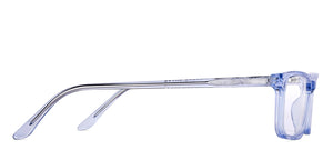 Blue Rectangle Full Rim Unisex Eyeglasses by Vincent Chase-149527