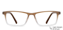 Load image into Gallery viewer, Brown Rectangle Full Rim Unisex Eyeglasses by Vincent Chase-147851