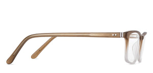 Brown Rectangle Full Rim Unisex Eyeglasses by Vincent Chase-147851