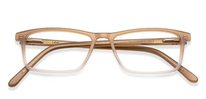 Brown Rectangle Full Rim Unisex Eyeglasses by Vincent Chase-147851