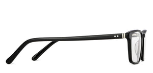 Black Rectangle Full Rim Unisex Eyeglasses by Vincent Chase-147849