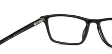 Load image into Gallery viewer, Black Rectangle Full Rim Unisex Eyeglasses by Vincent Chase-147849
