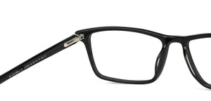 Black Rectangle Full Rim Unisex Eyeglasses by Vincent Chase Computer Glasses-149548