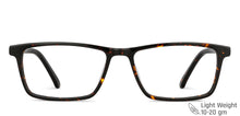Load image into Gallery viewer, Brown Rectangle Full Rim Unisex Eyeglasses by Vincent Chase-147850